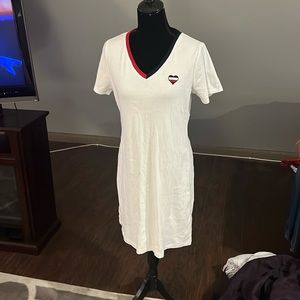 Tommy Hilfiger white cotton summer dress